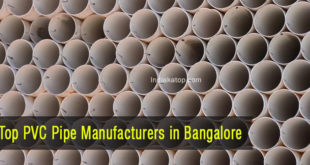 Top pvc pipe manufacturer in Bangalore