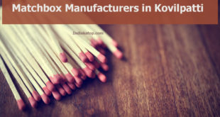 Matchbox manufacturers in Kovilpatti