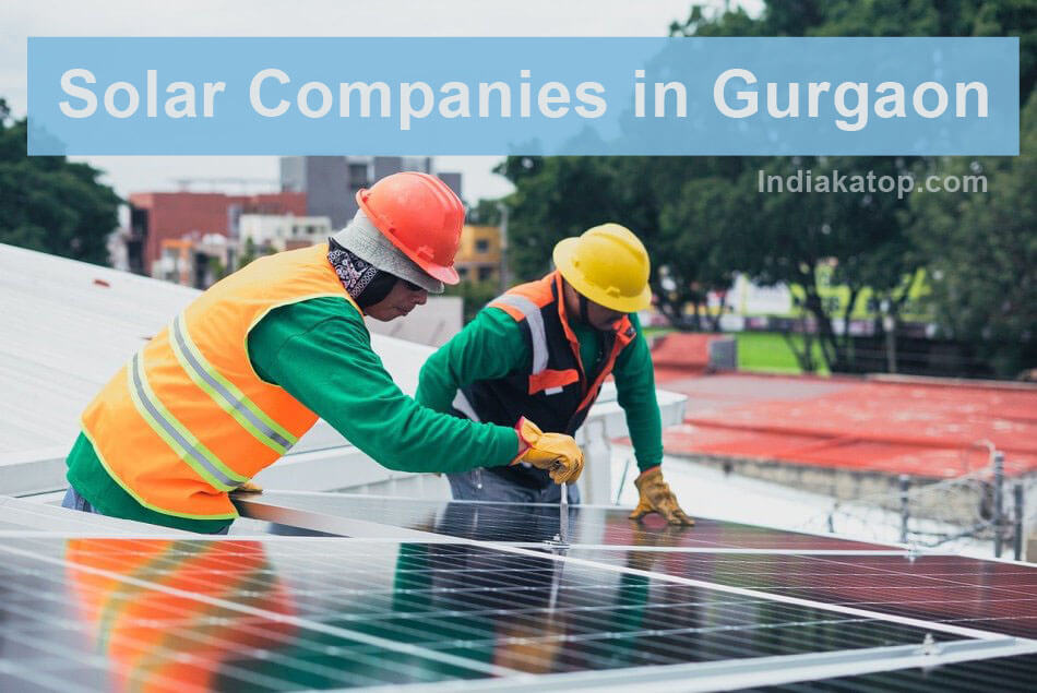 Top solar power companies in Gurgaon